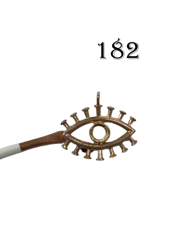 KİRPİKLİ TEKTAŞ GÖZ  KOLYE 