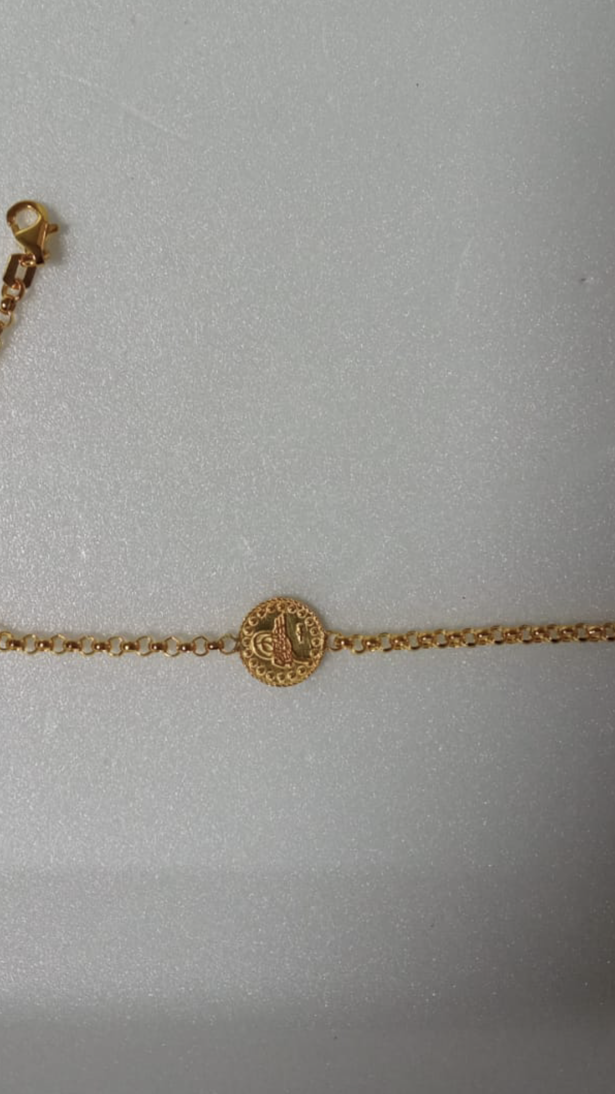 DOC ZİNCİR ORTA BOY TUGRALI BİLEKLİK