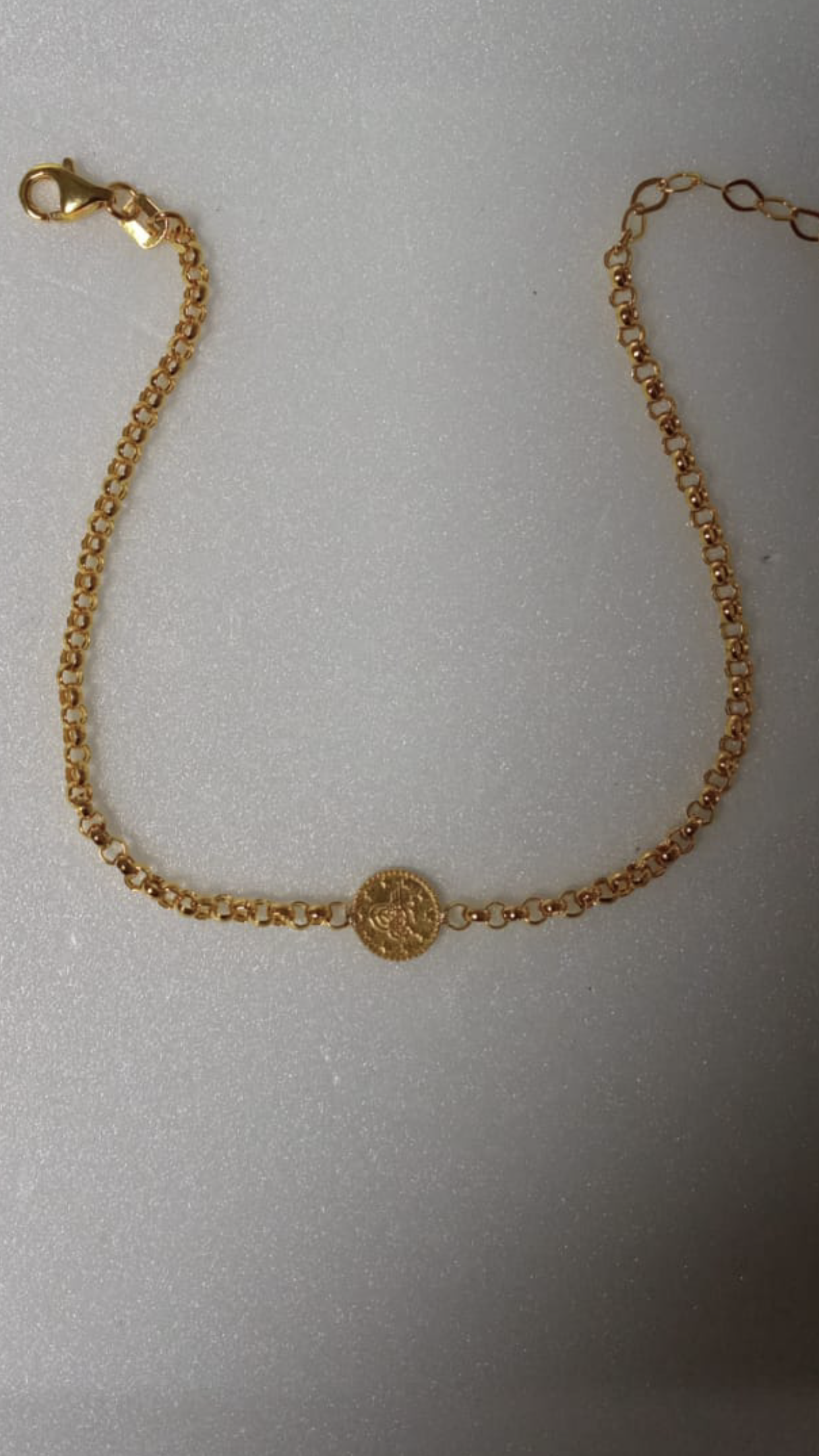 DOC ZİNCİR KÜÇÜK BOY TUGRALI BİLEKLİK