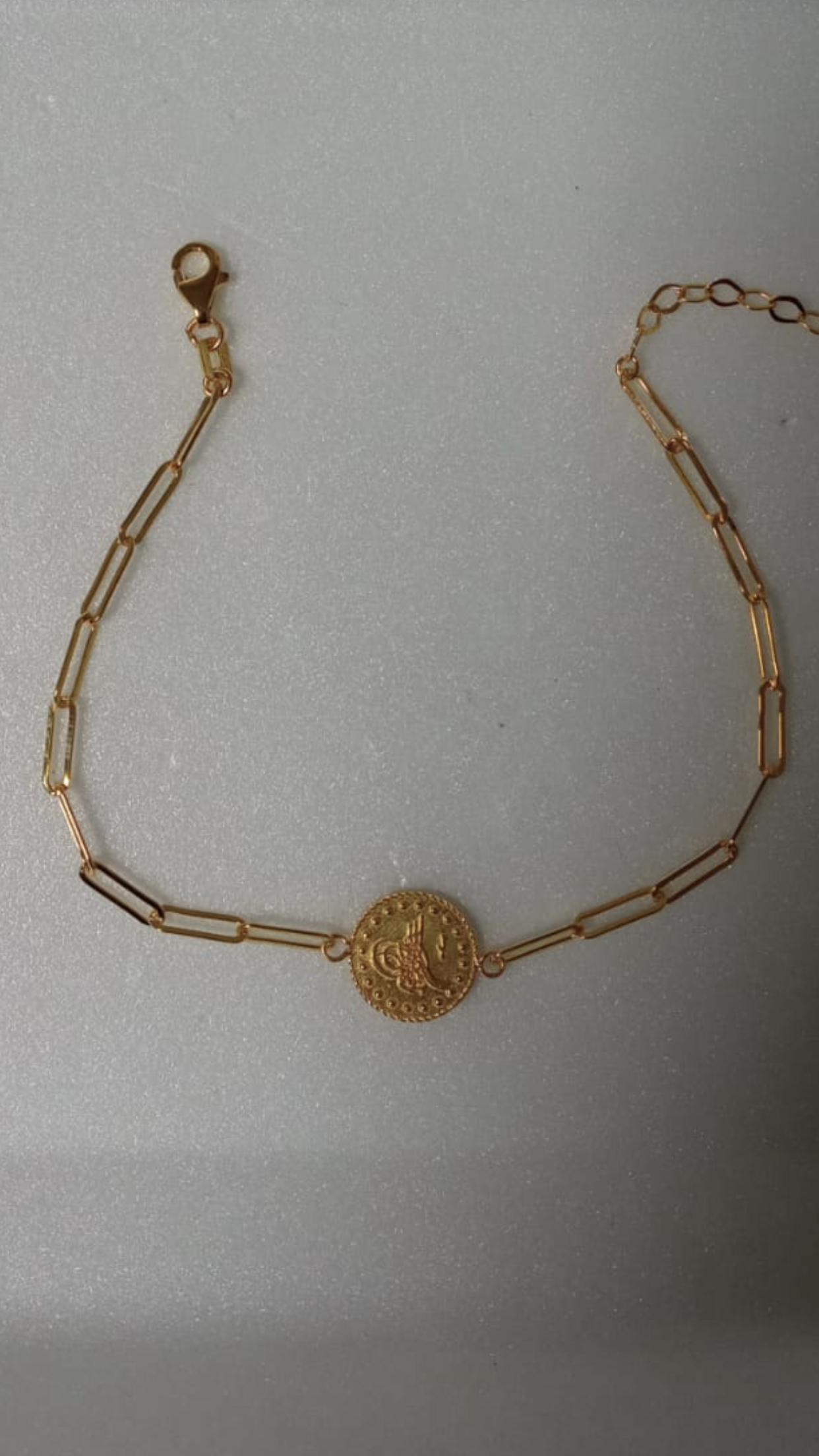 ATAÇ ZİNCİR BÜYÜK BOY TUĞRALI BİLEKLİK