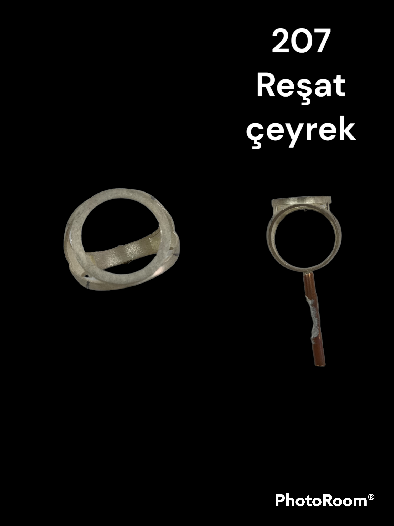 REŞAT VE ÇEYREK TAŞSIZ YÜZÜK