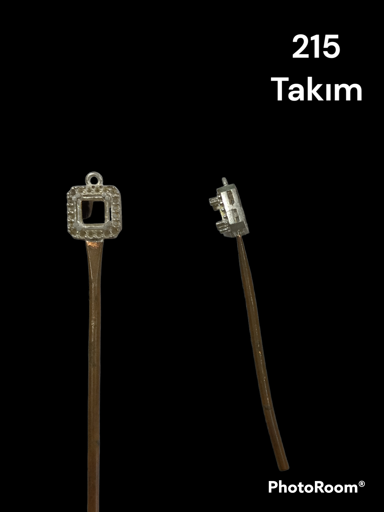 KARE TAŞLI KOLYE VE BİLEKLİK UCU