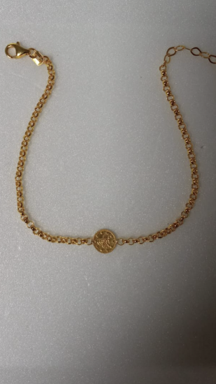 DOC ZİNCİR KÜÇÜK BOY TUGRALI BİLEKLİK