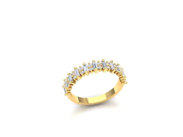 TAŞLI BAGET YÜZÜK