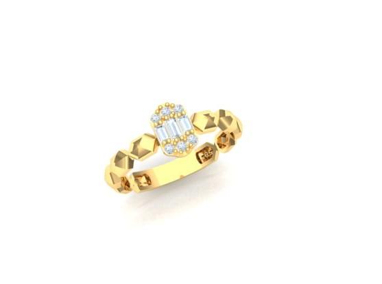 BAGET TAŞLI YÜZÜK