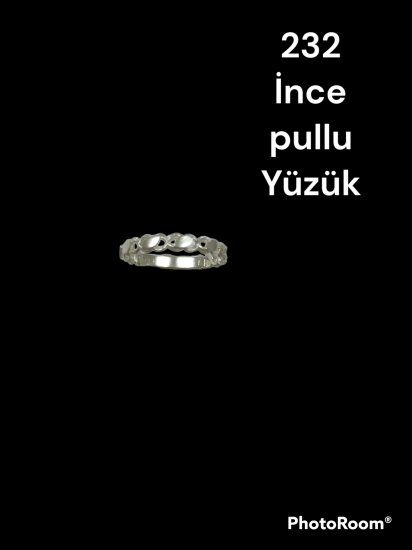 İNCE PULLU YÜZÜK